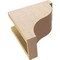 Ekena Millwork 5"W x 10"D x 10"H Classic Garner Rough Cedar Woodgrain TimberThane Corbel, Primed Tan CORUR05X10X10GARRCPR - alternate 6